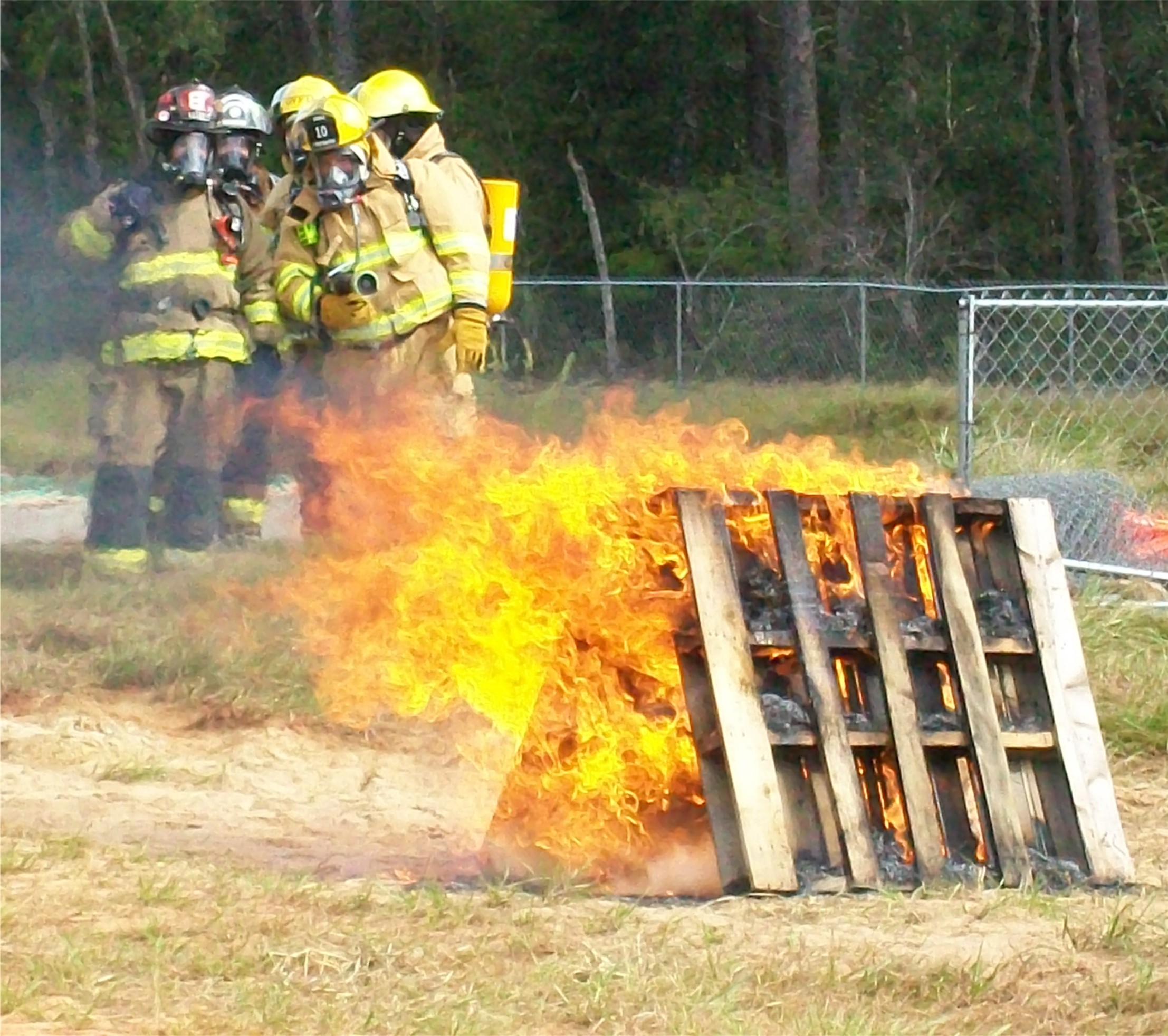 Pallet Burn during Live Fire Evolutions